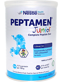 PEPTAMEN® Junior - DINH DƯỠNG CHUYÊN BIỆT CHO BỆNH NHI SUY YẾU ĐƯỜNG TIÊU HÓA