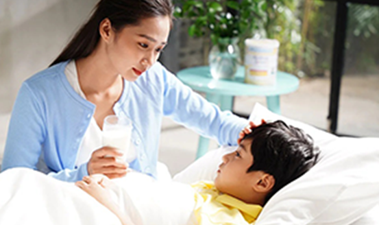 Dinh dưỡng giúp trẻ hồi phục sau bệnh