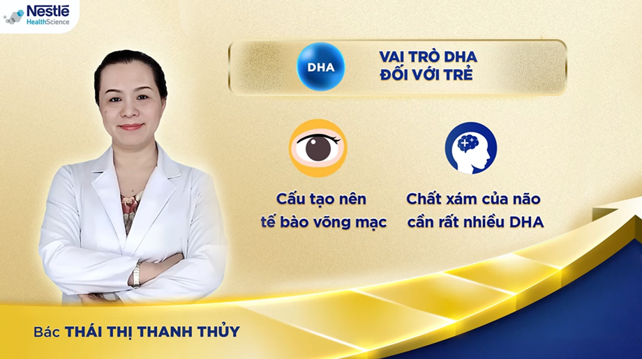 Bác Thái Thị Thanh Thủy Chia Sẻ Vai Trò Của DHA Cho Bé