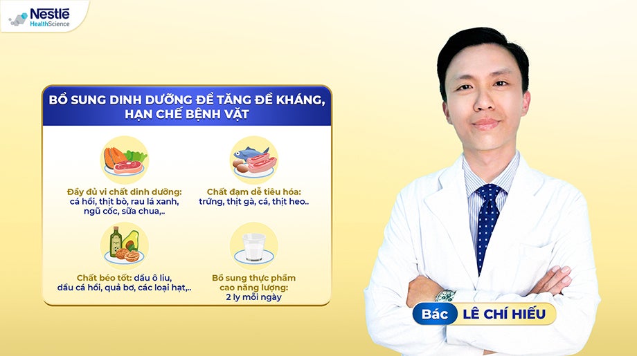 Bổ sung dinh dưỡng giúp trẻ kém hấp thu tăng đề kháng