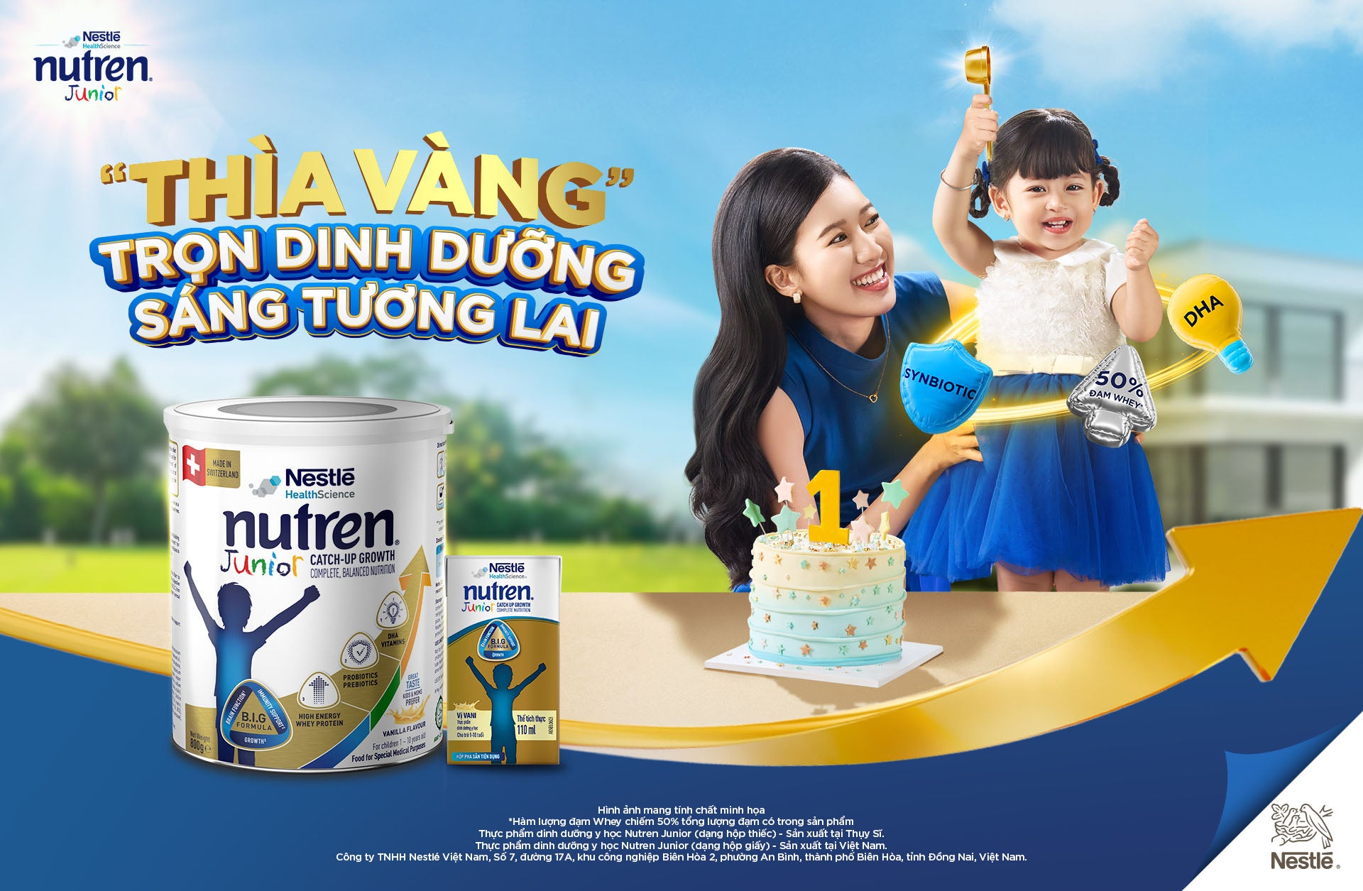 Có Nutren Junior mẹ an tâm chọn, con vững đà tăng trưởng