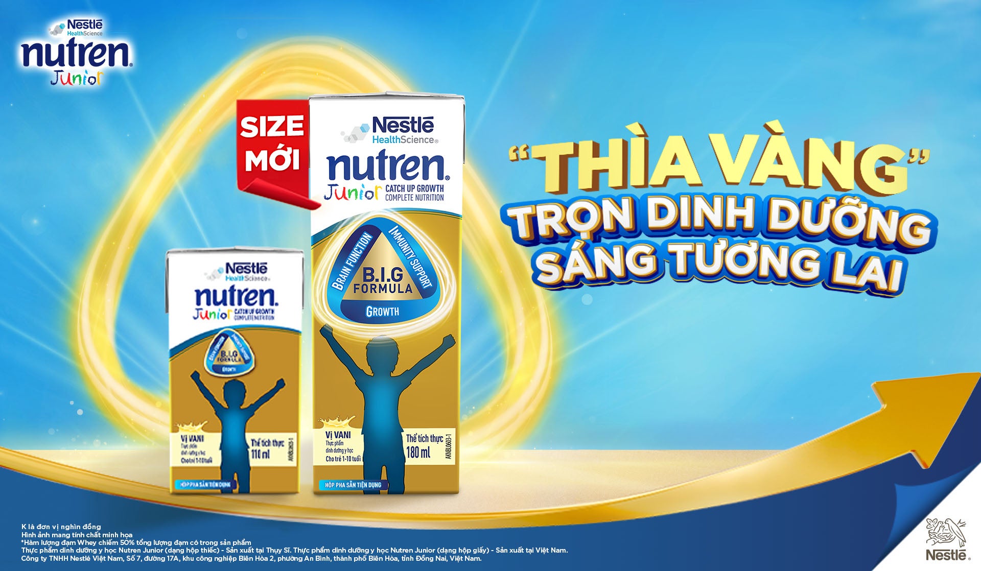 Nutren Junior pha sẵn - dinh dưỡng tiện lợi mọi lúc, mọi nơi