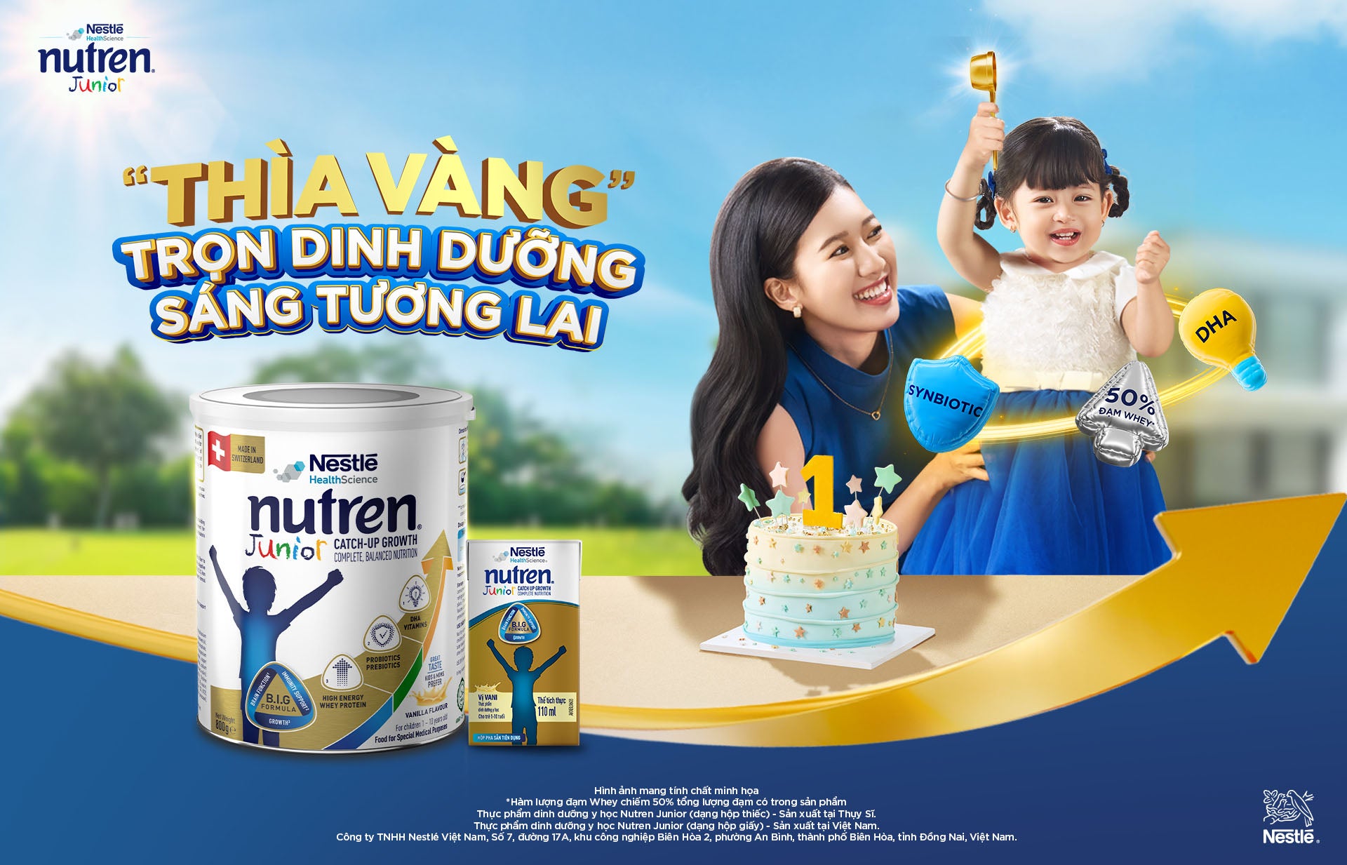 Nutren Junior - thìa vàng trọn dinh dưỡng sáng tươi lai