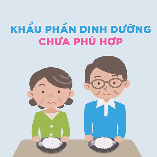 Nestlé Health Science thấy rằng khẩu phần ăn dinh dưỡng chưa phù hợp khiến người lớn tuổi ăn ít và hấp thu kém