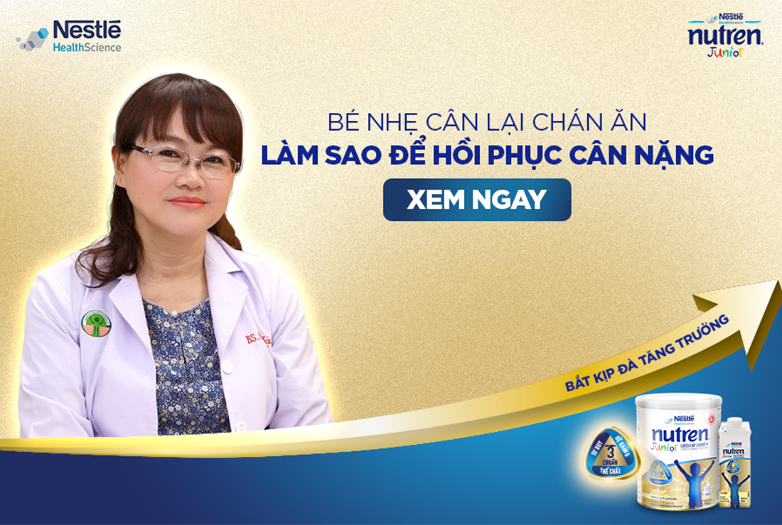 TS.BS CKII Nguyễn Thị Thu Hậu giải đáp thắc mắc làm sao để trẻ nhẹ cân, chán ăn hồi phục cân nặng